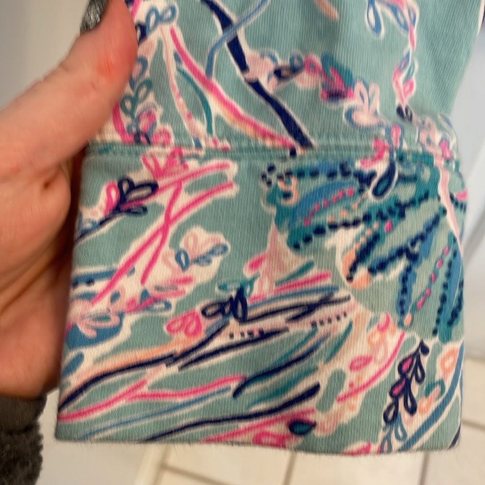 Lilly Pulitzer Multicolor Zip-Up Popover Top - Picture 5 of 14